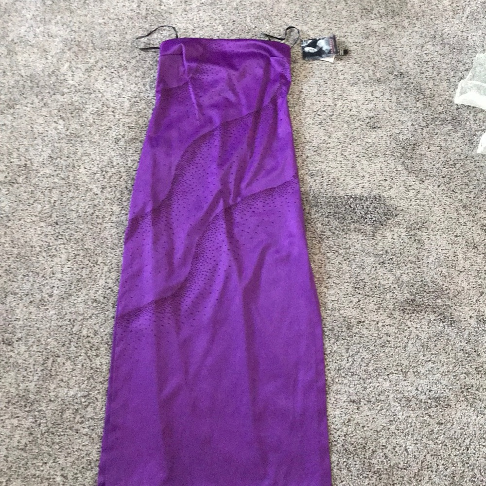 NWT RAMPAGE SZ 9 long strapless dress